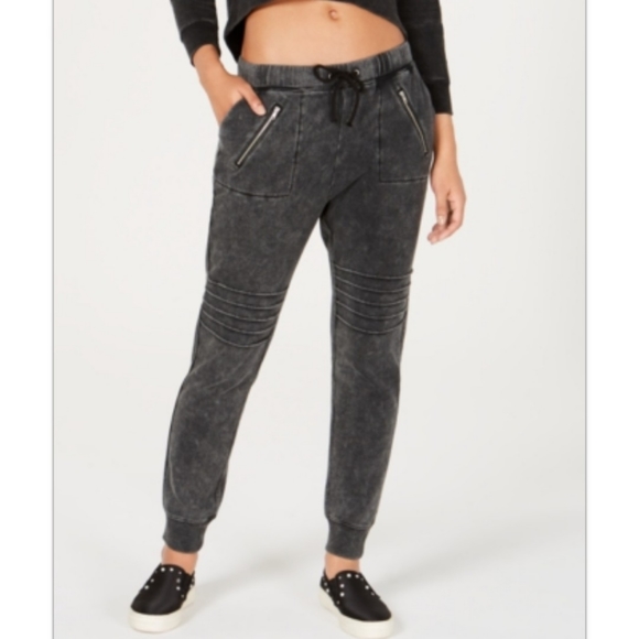 Material Girl Pants - NEW🏋️‍♀️ Active Moto-style Sweatpant Joggers